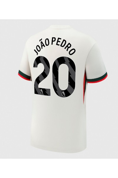 Chelsea Joao Pedro #20 Jalkapallovaatteet Vieraspaita 2025-26 Lyhythihainen Chelsea Joao Pedro #20 Jalkapallovaatteet Vieraspaita 2025-26 Lyhythihainen